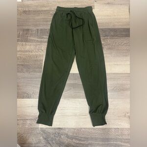 Green Polyester Blend Garment